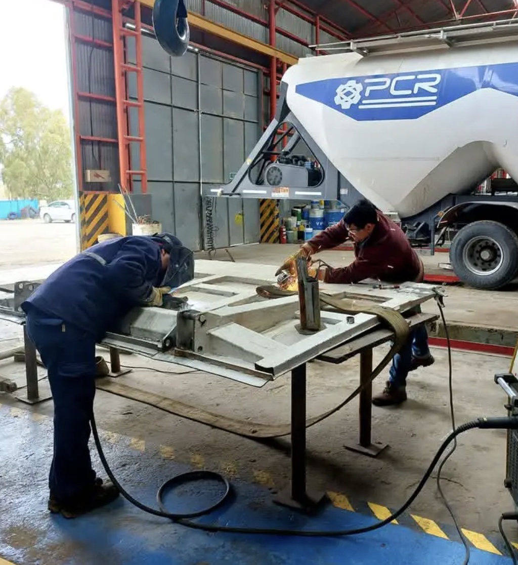 Estructuras metálicas en taller